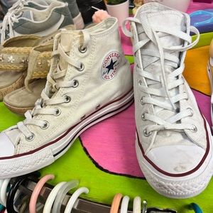 White high top converse